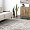 Nuloom Oliveira Floral Medallion Fringe Area Rug 9ft x 12ft BDSN05B-9012 - alternate 5